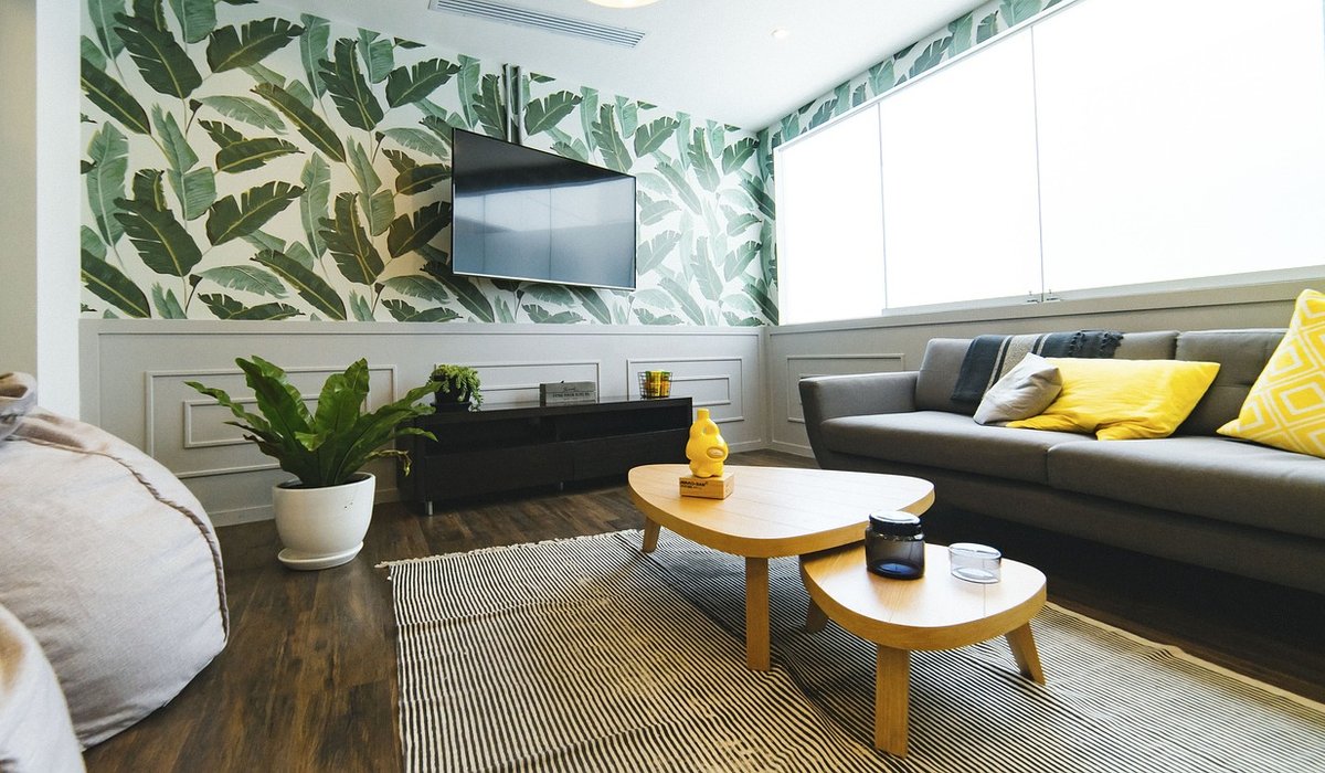 Layering lighting to make a rental flat feel homely
